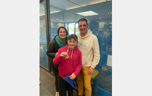 Première médaille pour Victoire
